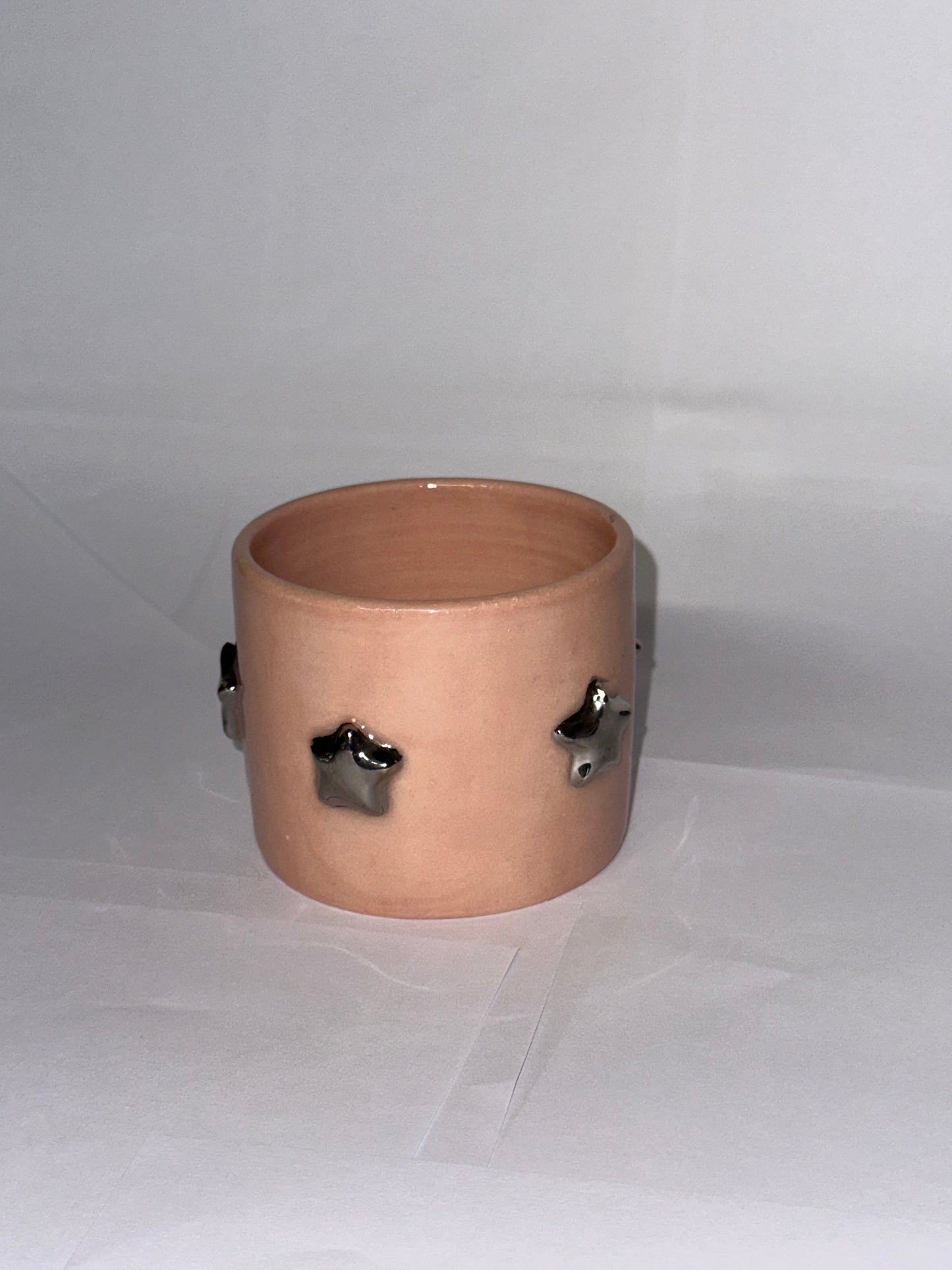 Pink platinum star cup