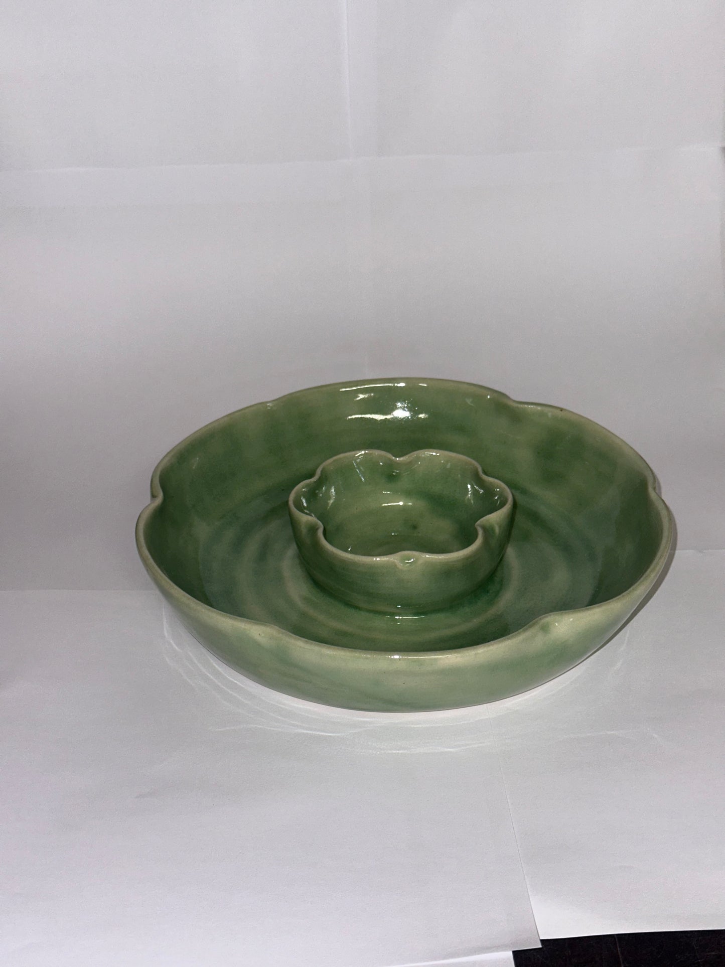 Faerie chip and dip bowl
