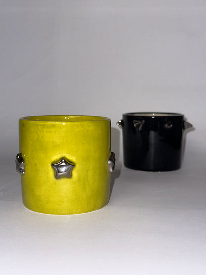 Green platinum star cup