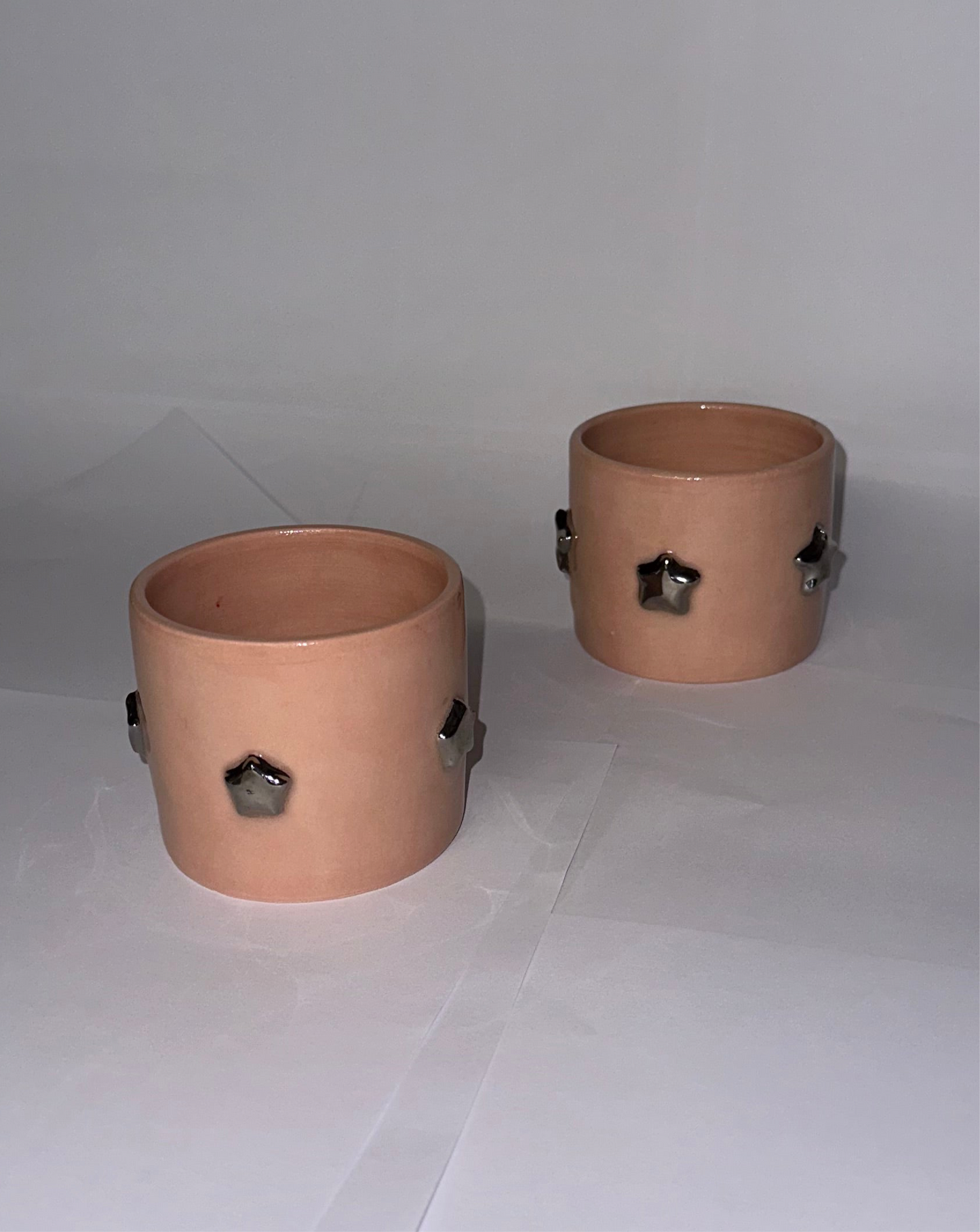 Pink platinum star cup
