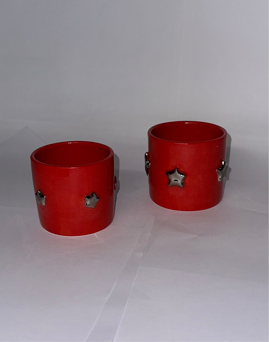Red platinum star cup