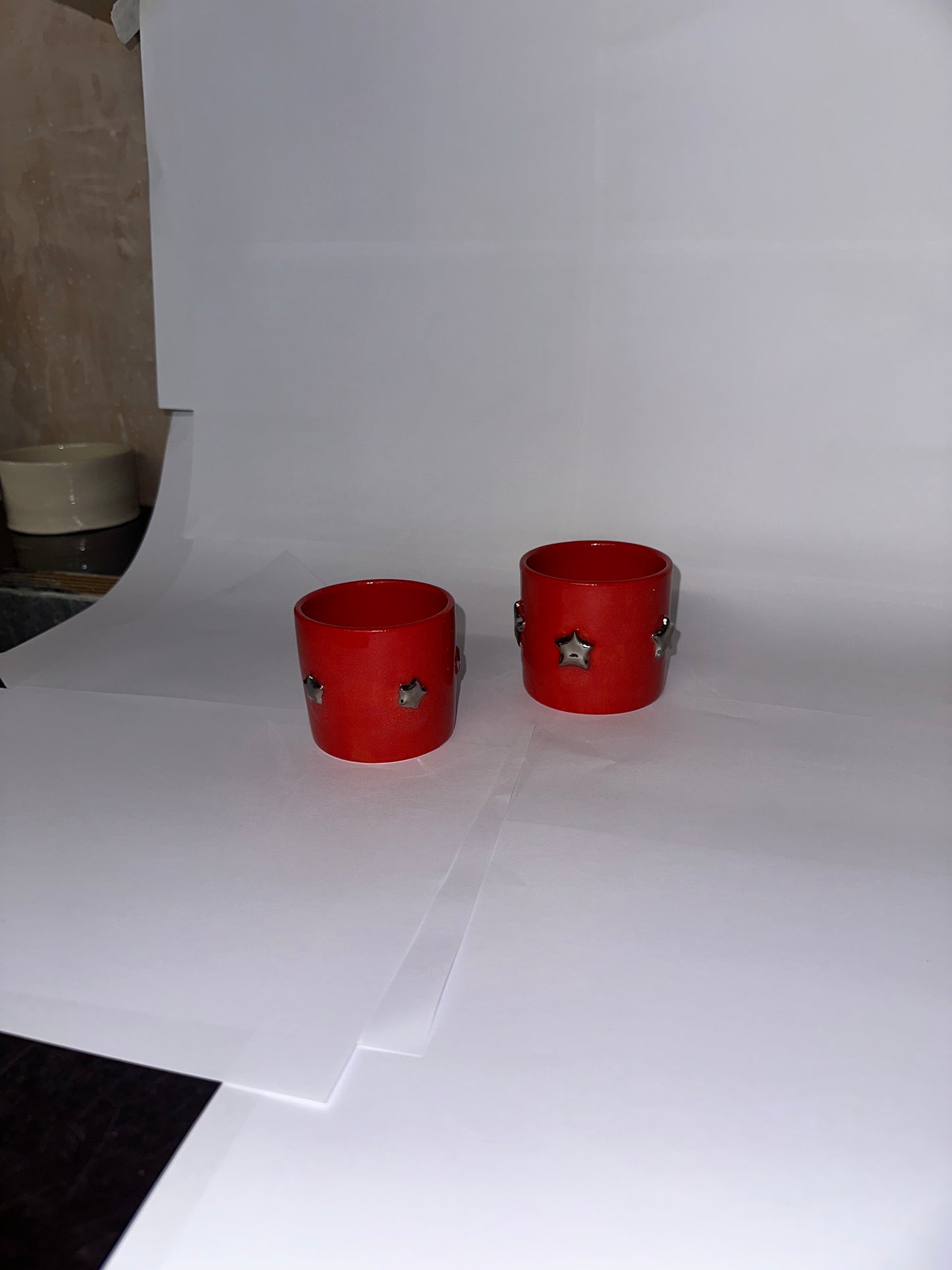 Red platinum star cup