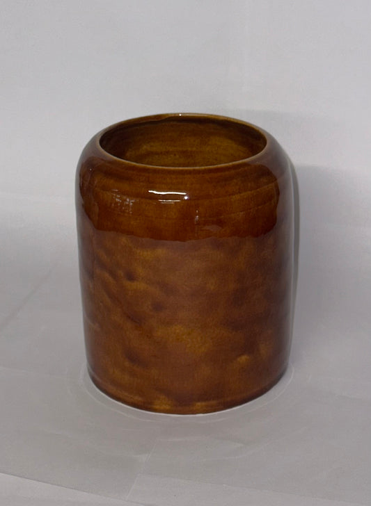 Large brown vase
