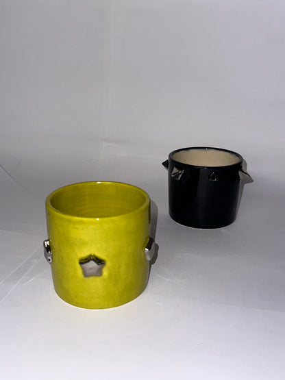 Green platinum star cup