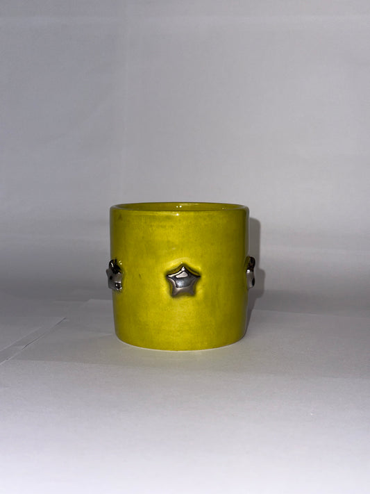 Green platinum star cup