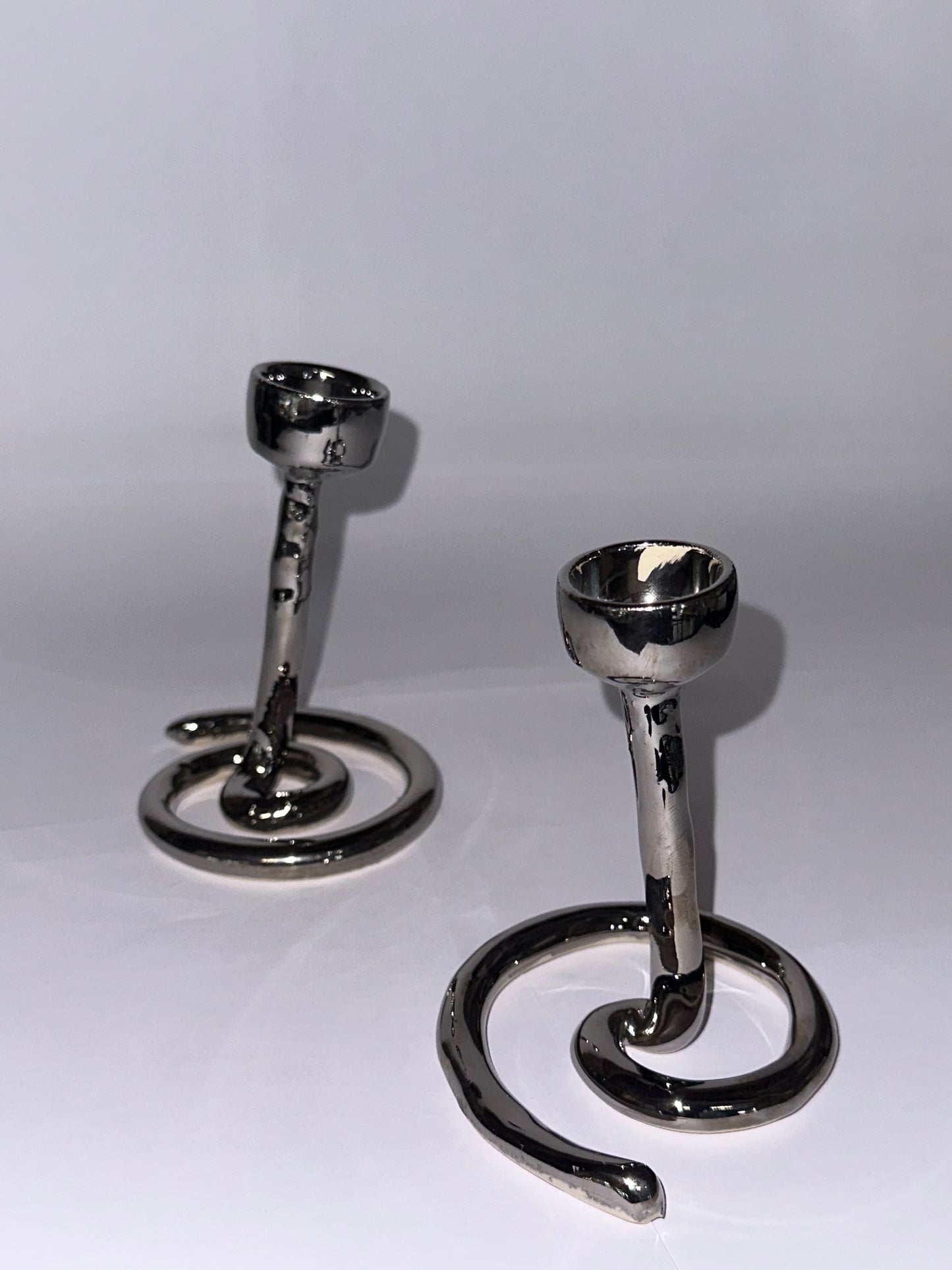 Chrome portal candlestick