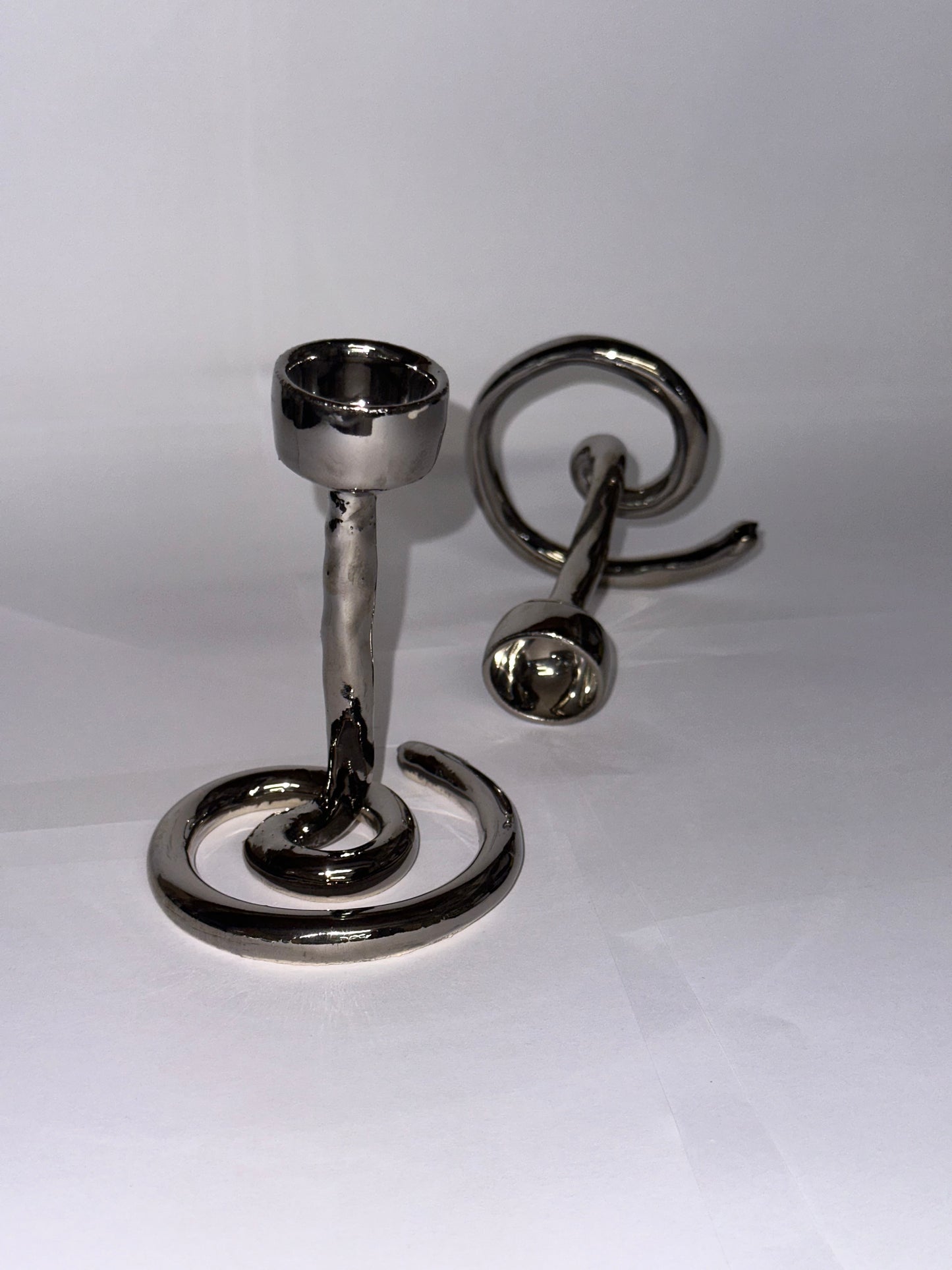Chrome portal candlestick
