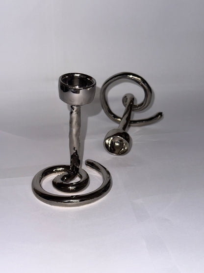 Chrome portal candlestick