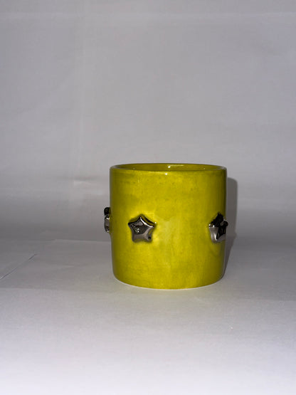 Green platinum star cup