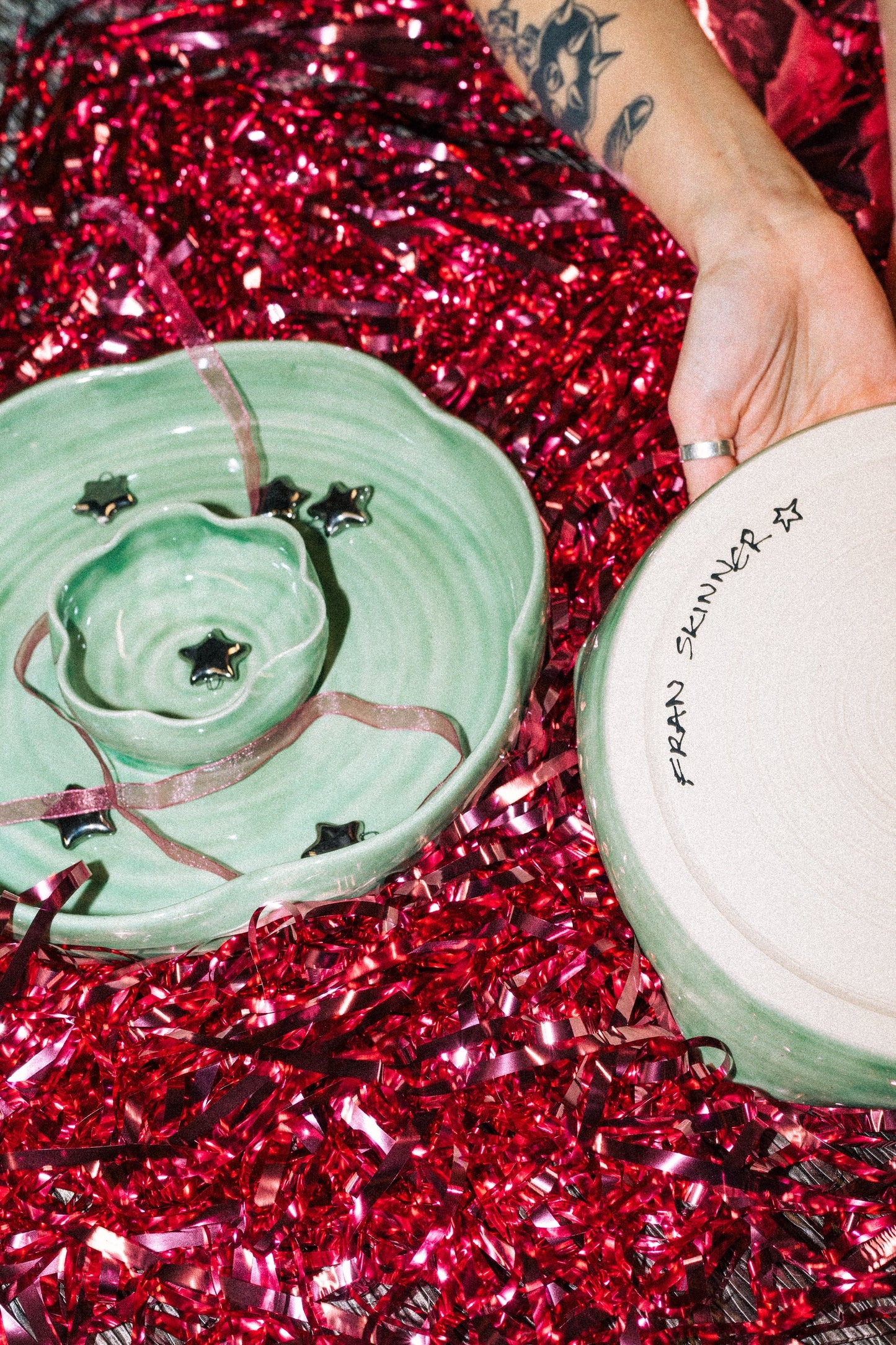 Faerie chip and dip bowl