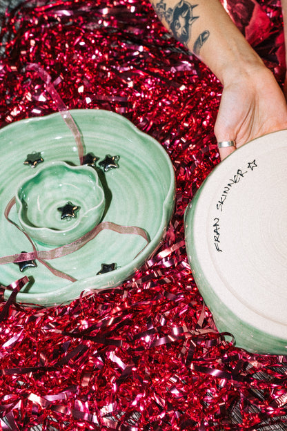 Faerie chip and dip bowl