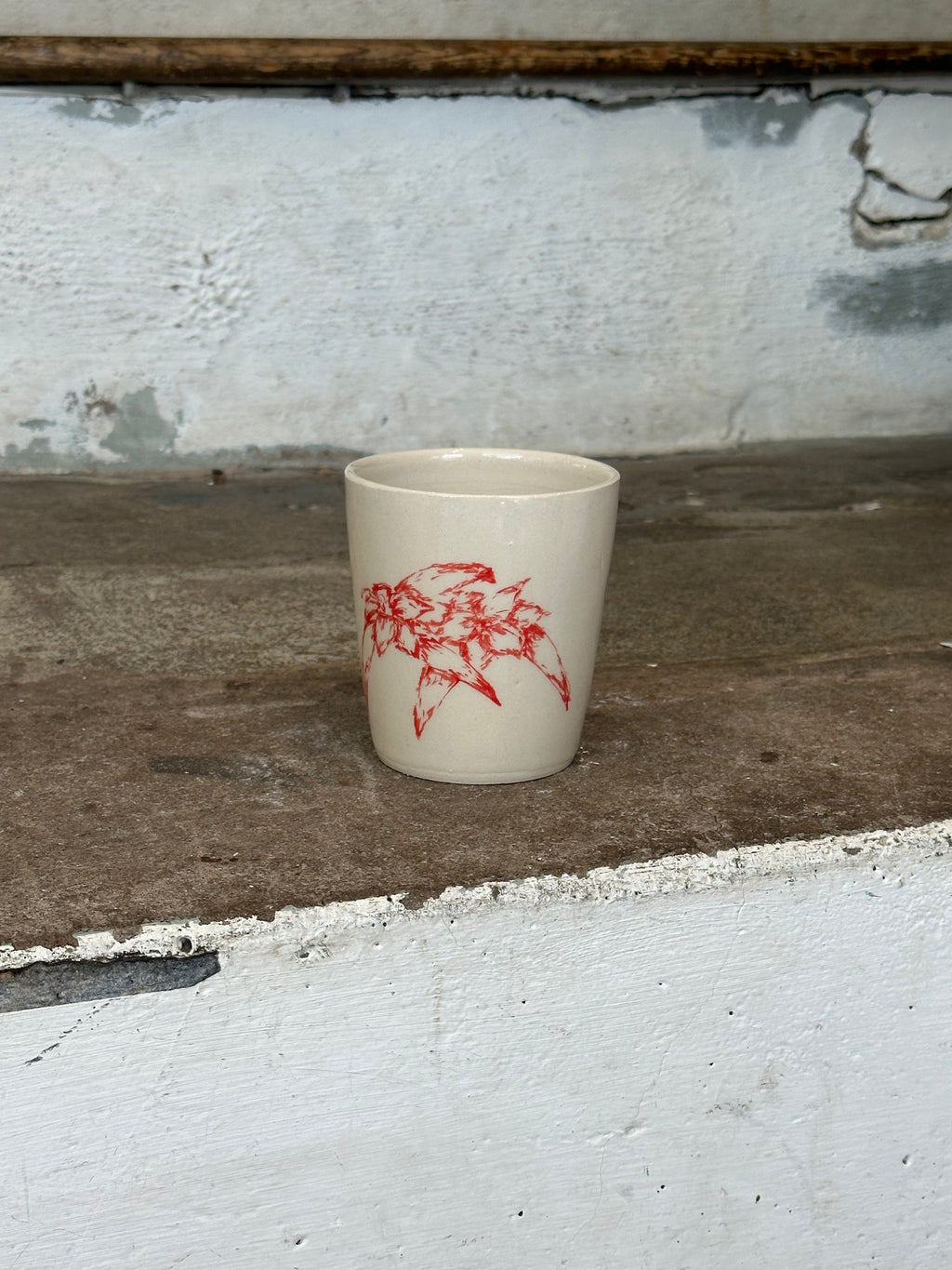 Triple motif mug