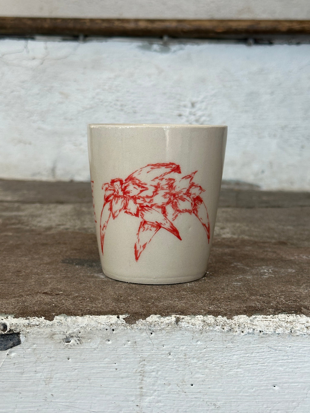 Triple motif mug
