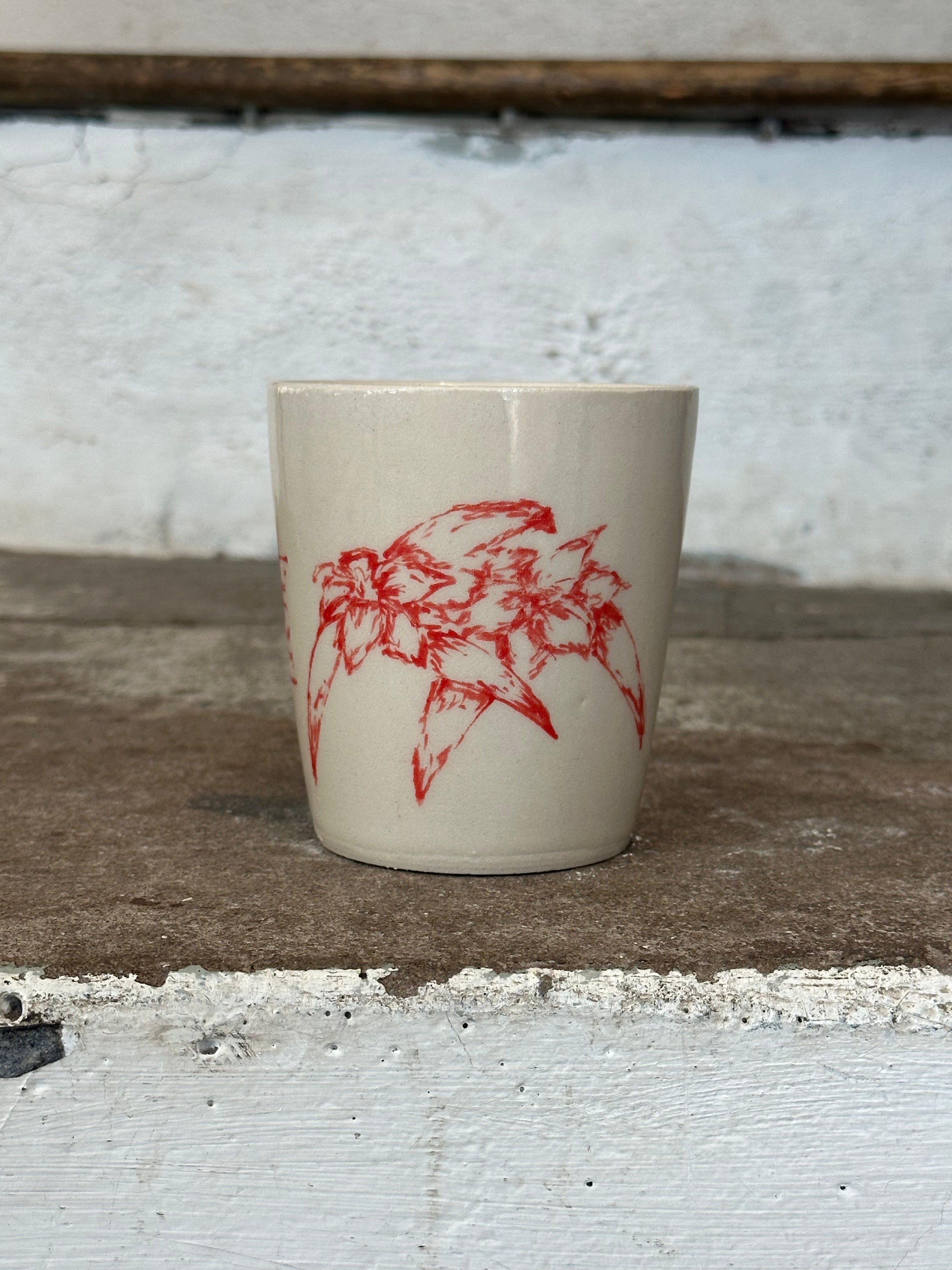 Triple motif mug